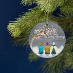 Personalized In Loving Memory Of Those Who Are Forever In My Heart Ceramic Ornament Christmas Memorial Gift for Family Friends