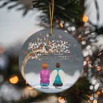 Personalized I Am Always With You Ceramic Ornament Christmas Memorial Gift for Family Friends