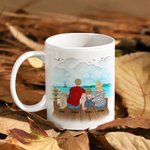 Personalized Camping Partners for Life Beach Vacation White Ceramic Mug Family Camping Trip Mug Gift for Family Friend 11oz 15oz