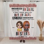 Personalised We Are More Than Besties Blanket Christmas Gift Birthday Gift for Best Friend