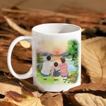 Personalized Home Is Where We Park It White Ceramic Mug Family Camping Trip Mug Gift for Family Friend 11oz or 15oz