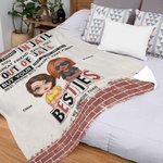 Personalised We Are More Than Besties Blanket Christmas Gift Birthday Gift for Best Friend