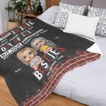 Personalized We Are More Than Besties A Good Friend  Blanket Super Soft for Sofa Bed Christmas Gift Soul Sister Gift