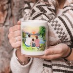 Personalized Home Is Where We Park It White Ceramic Mug Family Camping Trip Mug Gift for Family Friend 11oz or 15oz