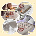 Personalized Leopard Style We're Not Sugar & Spice Blanket Christmas Gift Birthday Gift for Bestie