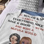 Coperta personalizzata We're Not Sugar & Spice And Everything Nice Regali divertenti Regalo di Natale per la migliore amica