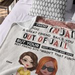 Personalised We Are More Than Besties Blanket Christmas Gift Birthday Gift for Best Friend