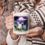 Personalized Making Memories One Campsite at a Time White Ceramic Mug Family Camping Trip Mug with Names Gift for Family Friend 11oz 15oz