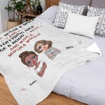 Personalised We're Not Sugar & Spice Soft and Warm Lightweight Blanket Best Friend Birthday Gift