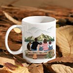 Personalized Let's Sleep Under The Stars White Ceramic Mug Family Camping Trip Mug with Names Gift for Family Friend 11oz 15oz