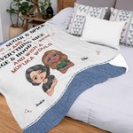 Coperta personalizzata We're Not Sugar & Spice And Everything Nice Regali divertenti Regalo di Natale per la migliore amica