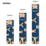Personalisierte Leinwand Kinder Wachstum Höhe Diagramm mit Namen Multi-Stil Schlafzimmer Dekor Weihnachten Geburtstag Geschenk für Baby Kinder