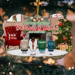 Personalisierte Die Liebe zwischen Brüdern & Schwestern ist für immer keramische Ornament Weihnachtsgeschenk Home Decoration