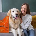 Couverture chaude et douce pour chien et chiot avec nom Cadeau de Noël pour les amoureux des animaux de compagnie