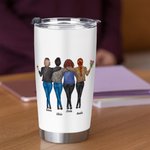 Personlig, stilig, morsomt sitat 20 oz rustfritt stål tumbler med navn Graduering Julegave til bestevenner / søstre / søstre / søstre / beste tisper