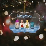 Personalised In Loving Memory Of Those Who Are Forever Irregular Shape Acrylic Ornament Christmas Memorial Gift for Family Friends