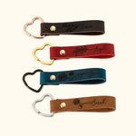 Henkilökohtainen Retro Nahka Syntymä Kukka Avaimenperä kaiverrettu nimi joulu syntymäpäivä häät lahja hänelle