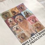 Sac en Toile Personnalisé Style Eras Tour Affiche de Collage de Photos Cadeau Anniversaire Fête pour Femme