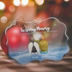 Personalised In Loving Memory Of Those Who Are Forever Irregular Shape Acrylic Ornament Christmas Memorial Gift for Family Friends