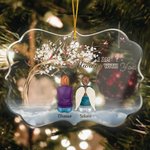 Ornement en Acrylique Personnalisé avec 2-6 Personnages et Noms Thème I Am Always With You Cadeau Souvenir Noël Anniversaire pour Famille Amis