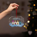 Personalised In Loving Memory Of Those Who Are Forever Irregular Shape Acrylic Ornament Christmas Memorial Gift for Family Friends