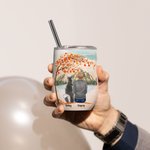 Personalizzato Giocare con i miei amici pelosi sotto l'albero d'acero Tumbler vino in acciaio inox alimentare Compleanno regalo di Natale per gli aman
