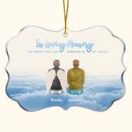 Personalised In Loving Memory Of Those Who Are Forever Irregular Shape Acrylic Ornament Christmas Memorial Gift for Family Friends