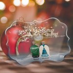 Personalized In Loving Memory Of Those Who Are Forever In Our Hearts Irregular Shape Acrylic Ornament Christmas Memorial Gift for Family Friends