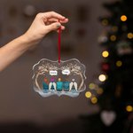 Personalized I Miss You I Know Irregular Shape Acrylic Hanging Ornament Memorial Gift for Family