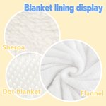 Personlig Vintage blommönster Supermjuk babyfilt med namn Baby Shower Present för nyfödda barn