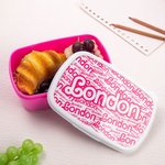 Poupée Princesse Rose Personnalisée Lunch Box avec Nom Cadeau d'Anniversaire pour les Enfants