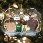 Personalized I Miss You I Know Irregular Shape Acrylic Hanging Ornament Memorial Gift for Family