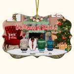 Personalisierte Die Liebe zwischen Brüdern & Schwestern ist für immer keramische Ornament Weihnachtsgeschenk Home Decoration