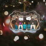 Personalized I Miss You I Know Irregular Shape Acrylic Hanging Ornament Memorial Gift for Family