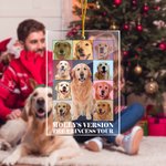 Personalizado 1-9 Fotos Eras Tour Estilo Acrílico Árbol de Navidad Colgante Adorno Decoración Regalo de Navidad para Amigo Familia Mascota Amante