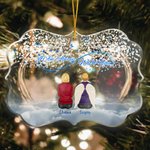 Personalised We're Always With You Irregular Shape Acrylic Ornament Christmas Memorial Gift for Family Friends