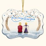 Personalised We're Always With You Irregular Shape Acrylic Ornament Christmas Memorial Gift for Family Friends