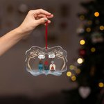 Personalized I Miss You I'm Always With You Irregular Shape Acrylic Ornament Christmas Souvenir Gift for Family Friends