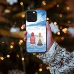 Gepersonaliseerde We're Always with You iPhone Telefoonhoesje Herdenking Sympathie Gift voor Vrienden Familie