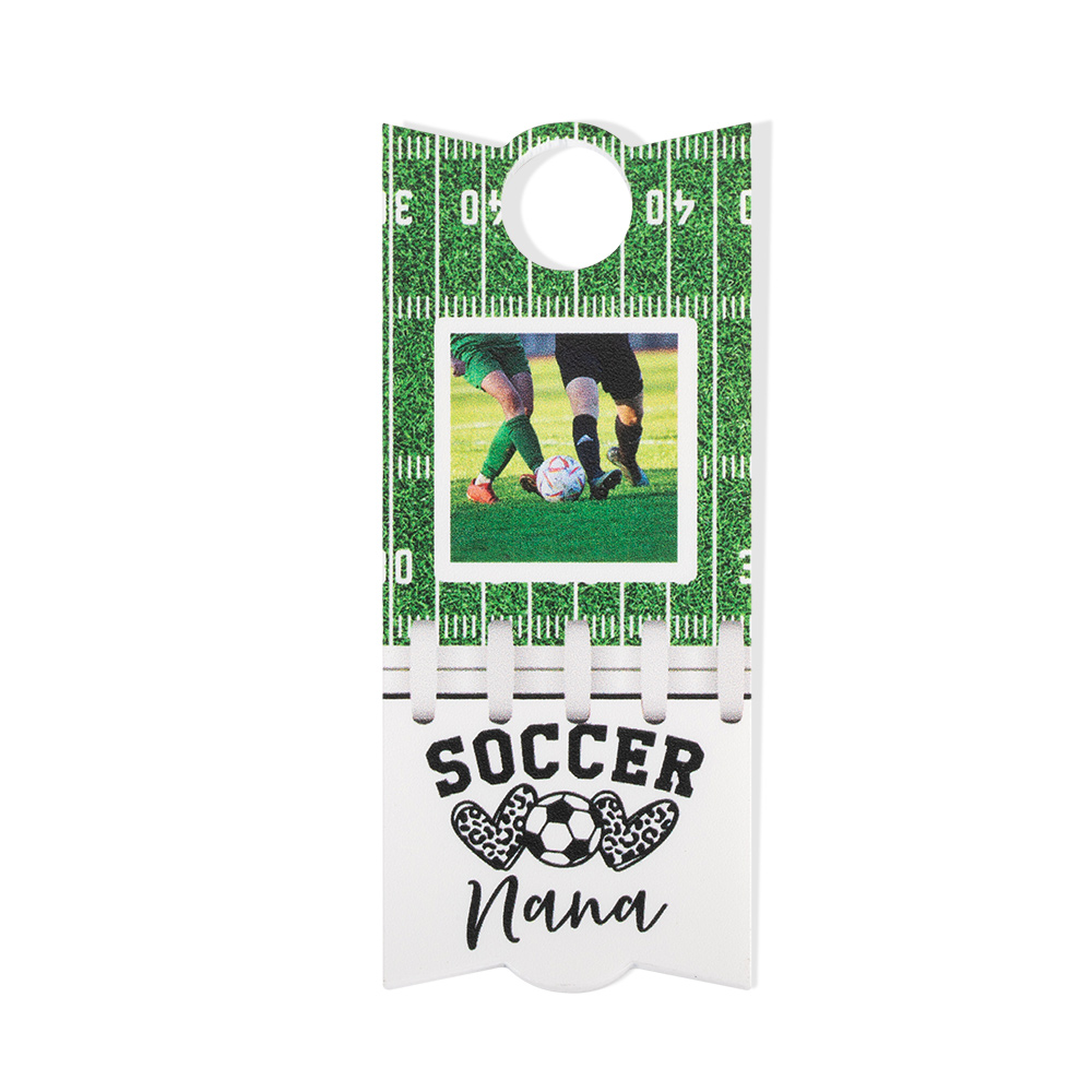 Spersonalizowany kubek Sport Mom Tumbler Topper Akrylowa tabliczka ze zdjęciem Pasuje do 20oz-30oz Stanley Zestaw 2 Prezent urodzinowy na Dzień Matki dla mamy