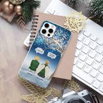 Gepersonaliseerde We Miss You We're Always With You Cell Phone Case Kerstcadeau voor vrienden familie