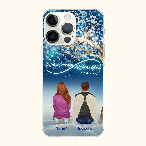 Gepersonaliseerde I Am Always With You Cell Telefoonhoesje Kerstcadeau voor vrienden familie