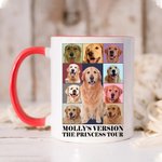 Personalised Eras Tour Poster Style 11oz Mug Birthday Christmas Gift for Friend Family Pet Lover