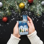 Gepersonaliseerde We Miss You We're Always With You Cell Phone Case Kerstcadeau voor vrienden familie