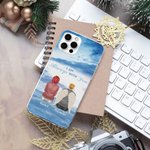 Gepersonaliseerde We're Always with You iPhone Telefoonhoesje Herdenking Sympathie Gift voor Vrienden Familie