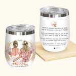 Personnalisé Will You Be My Bridesmaid 12oz Wine Tumbler Bachelorette Party Favor Cadeau de mariage pour les demoiselles d'honneur