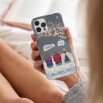 Gepersonaliseerde We Miss You More Than Anything We Know Cell Phone Case Kerstcadeau voor vrienden familie