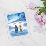 Personalized We Miss You I'm Always With You Thick Clouds Acrylic Plaque Desk Ornament Housewarming Memorial Gift for Family Friends
