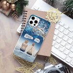 Gepersonaliseerde I Miss You More Than Anything I Know Cell Phone Case Kerstcadeau voor vrienden familie