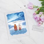 Personalized We Miss You More Than Anything I Know in Clouds Acrylic Plaque Housewarming Memorial Gift for Family Friends